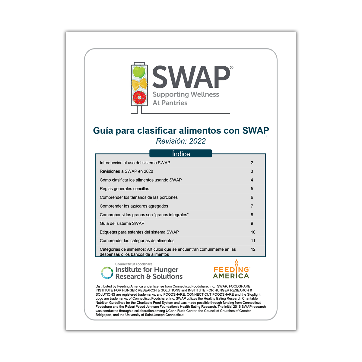 Guide for Ranking Food with SWAP (Spanish)