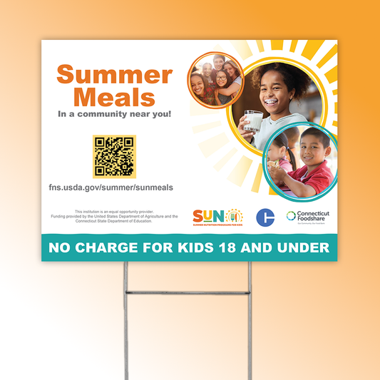 Summer Meals Lawn Sign
